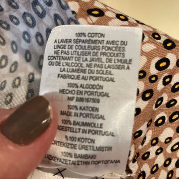 NWT Ted Baker London Dunston Regular Fit Dot Button-Up Shirt, XL, Brown - Picture 10 of 12